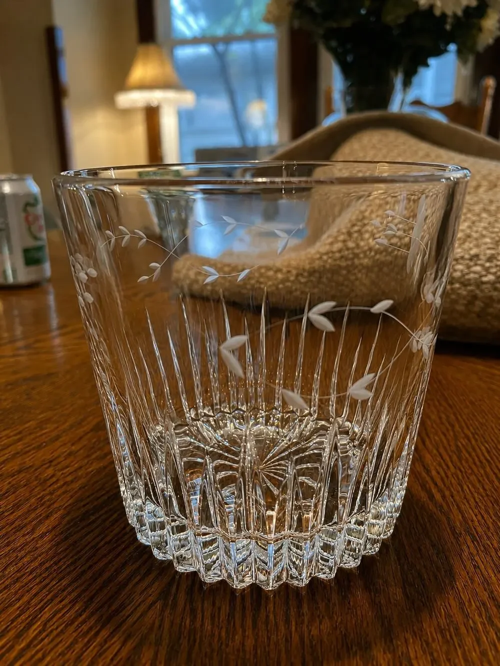Vintage Princess House Crystal Ice Bucket - 1980's